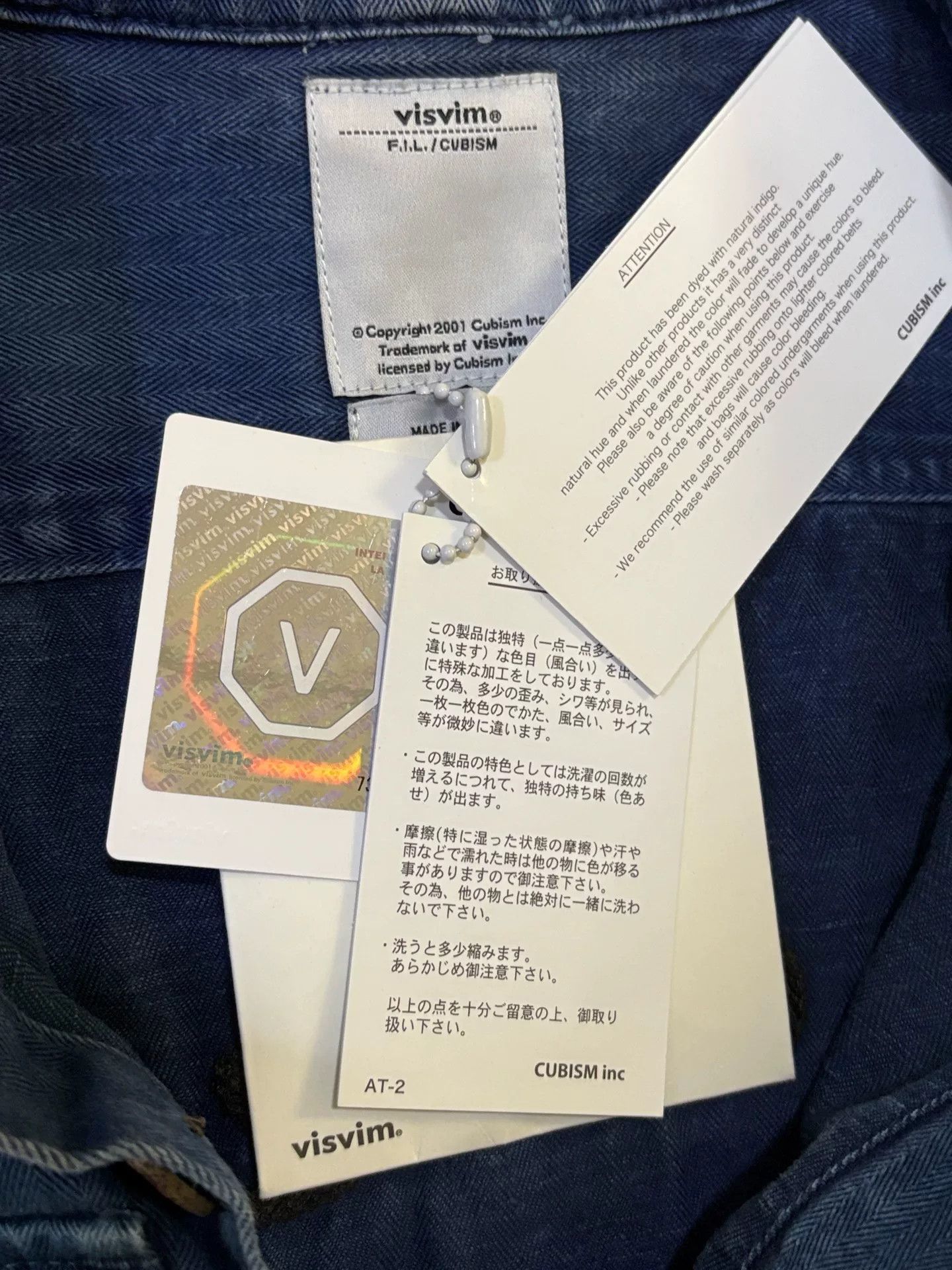 Visvim VISVIM WALLY LONG SLEEVE SHIRT INDIGO Size US M / EU 48-50 / 2 - 7 Thumbnail