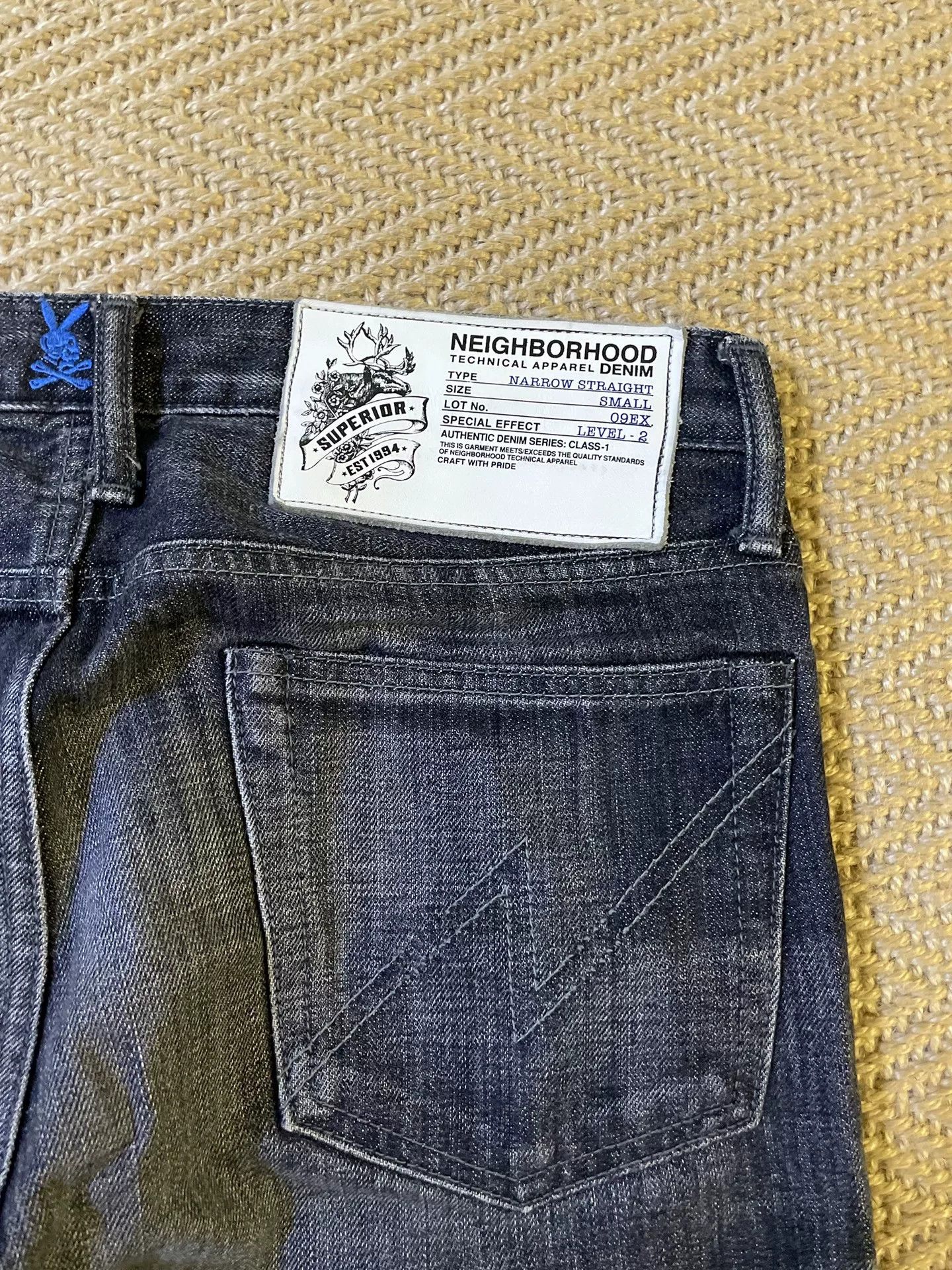 Neighborhood neighborhood black wash denim pants Size US 27 - 3 Thumbnail