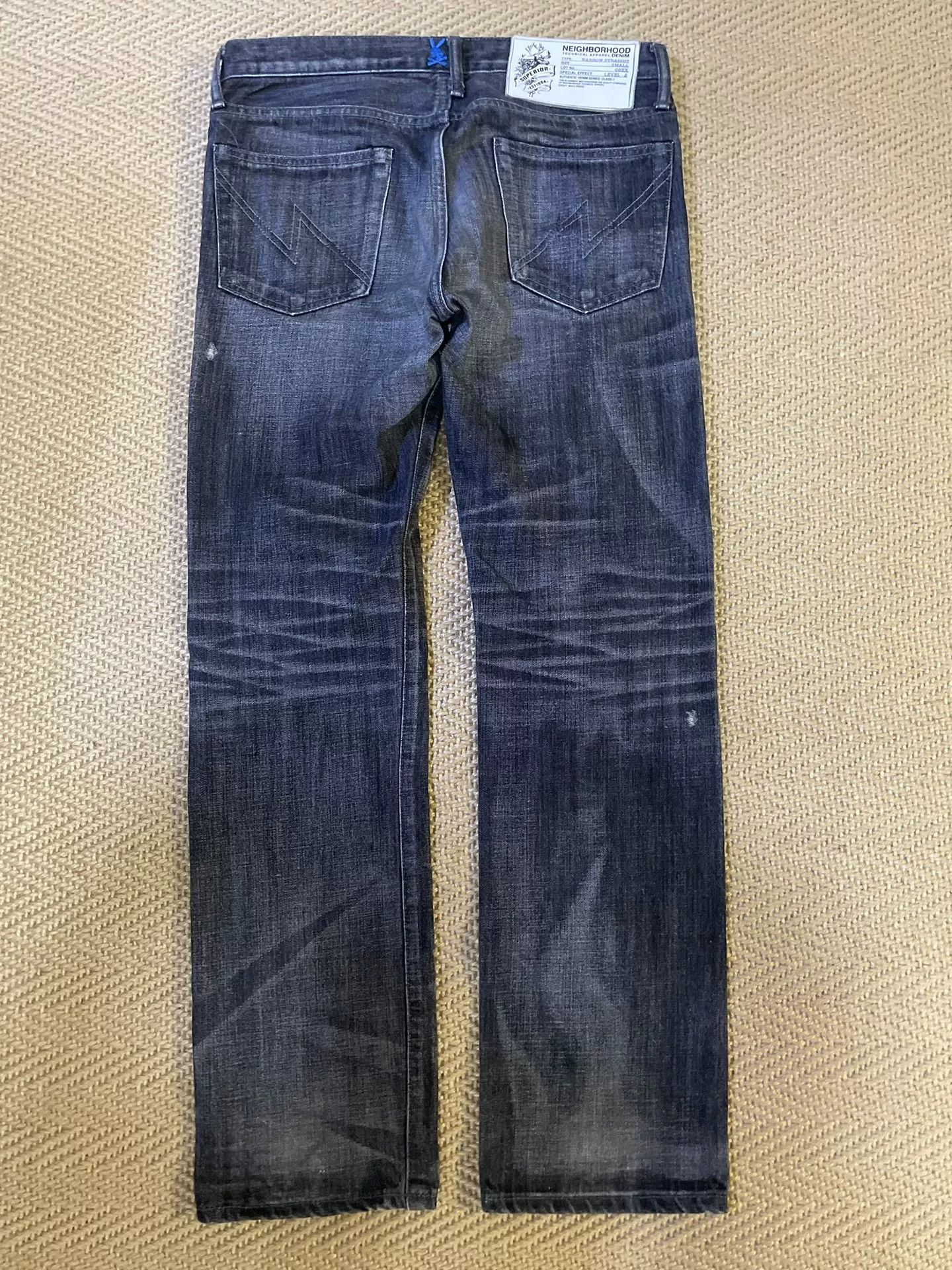 Neighborhood neighborhood black wash denim pants Size US 27 - 2 Thumbnail