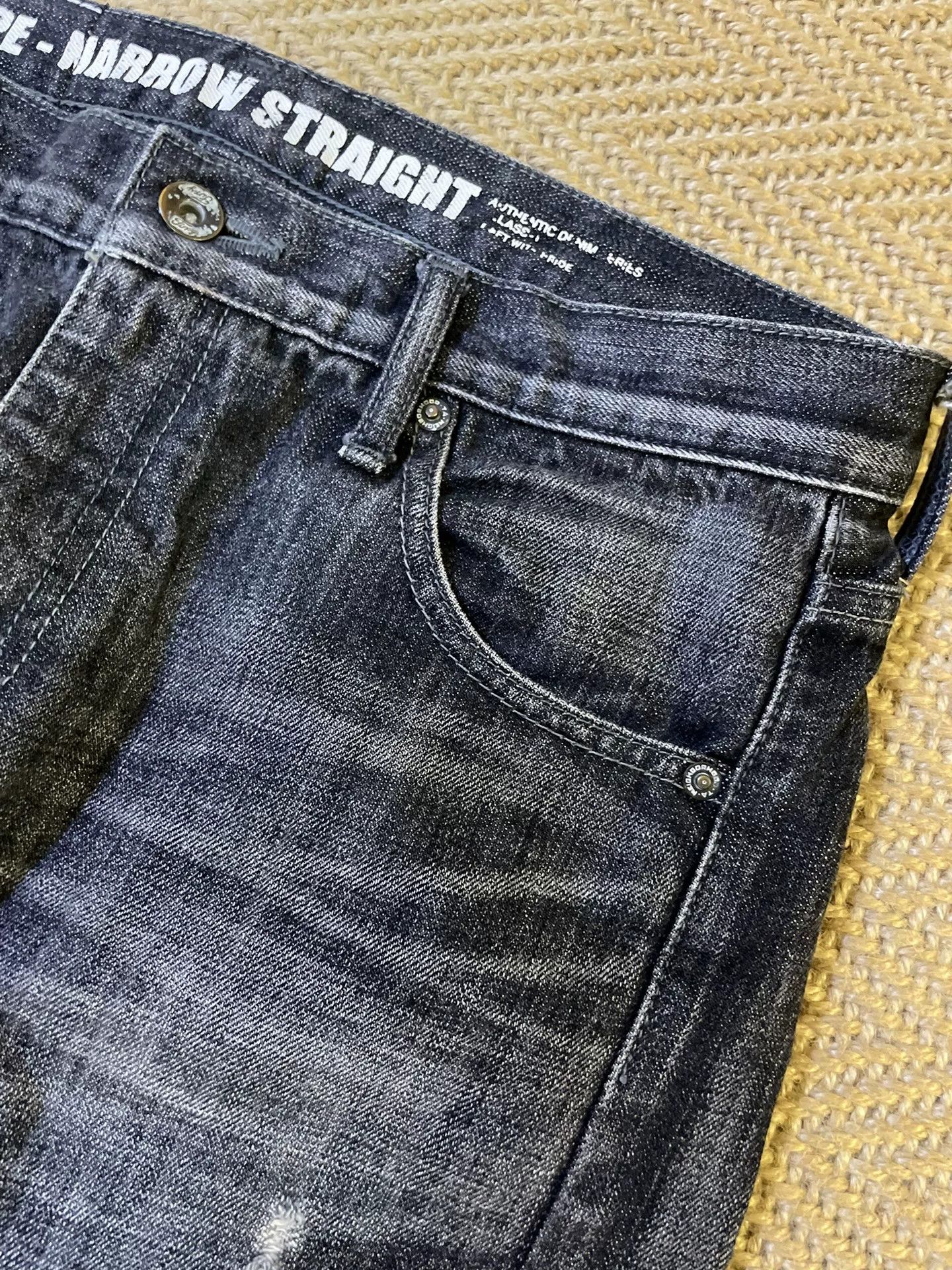 Neighborhood neighborhood black wash denim pants Size US 27 - 6 Thumbnail