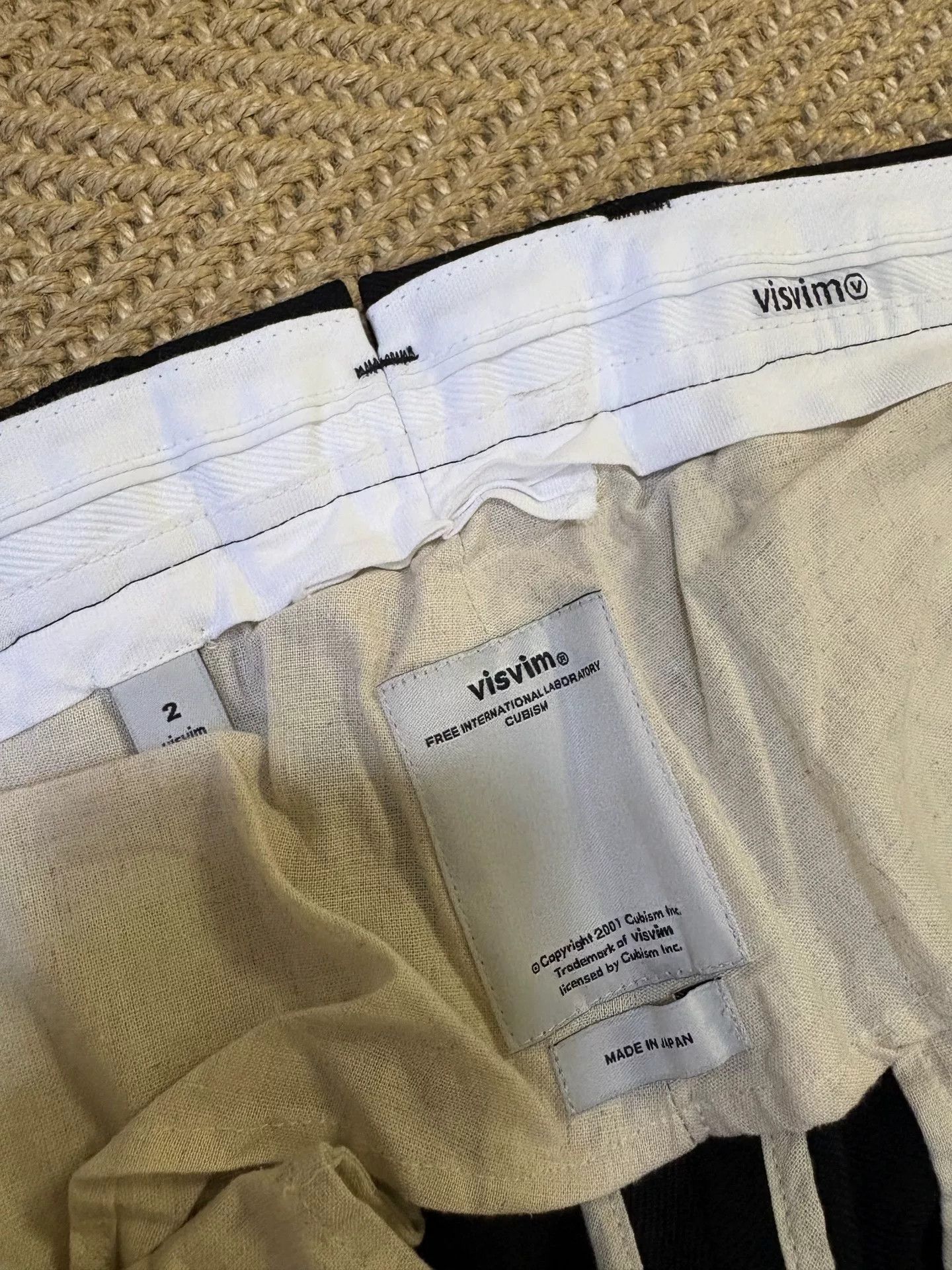 Visvim visvim high-water wool slacks in black Size US 39 - 6 Thumbnail