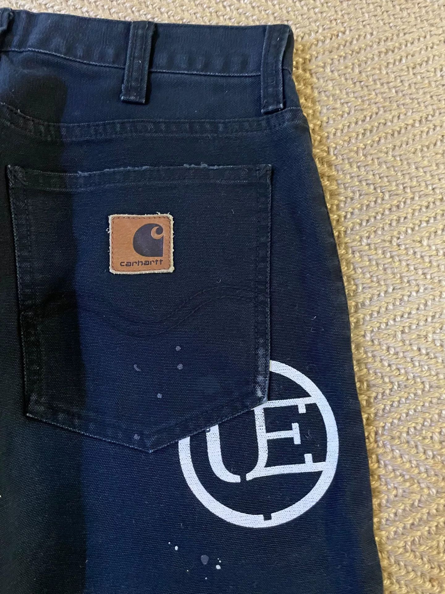 Carhartt Wip ue x carhartt damaged pants in black Size US 28 / EU 44 - 3 Thumbnail