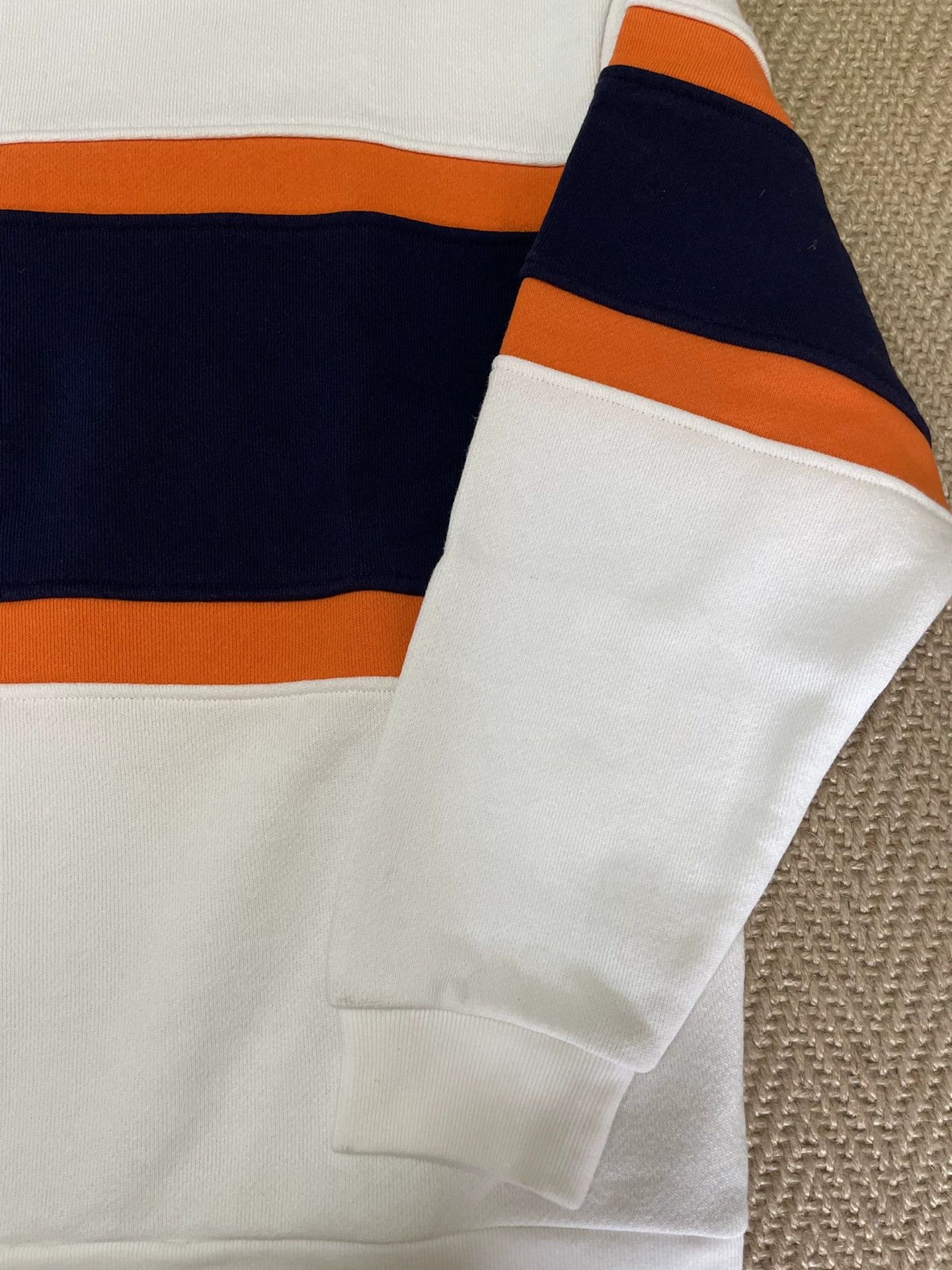 Beams Japan striped color-blocked casual sweatshirt Size US M / EU 48-50 / 2 - 3 Thumbnail