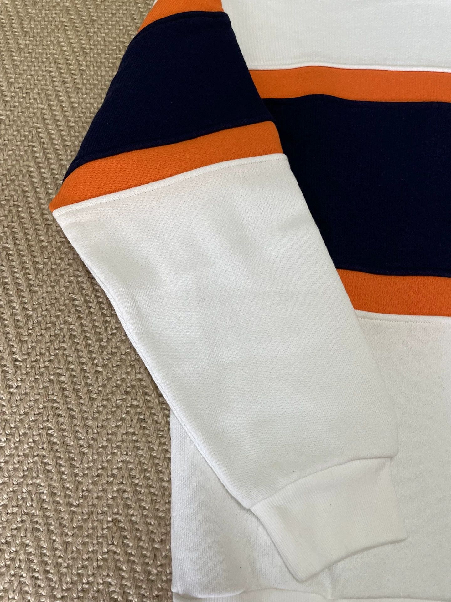 Beams Japan striped color-blocked casual sweatshirt Size US M / EU 48-50 / 2 - 4 Thumbnail