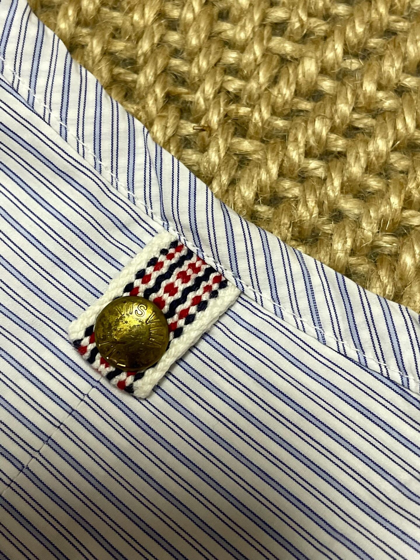 Visvim visvim kerchief border long sleeve shirt Size US L / EU 52-54 / 3 - 7 Thumbnail