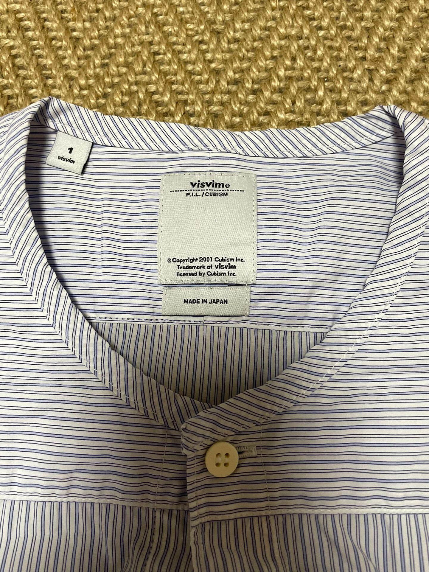 Visvim visvim kerchief border long sleeve shirt Size US L / EU 52-54 / 3 - 5 Thumbnail