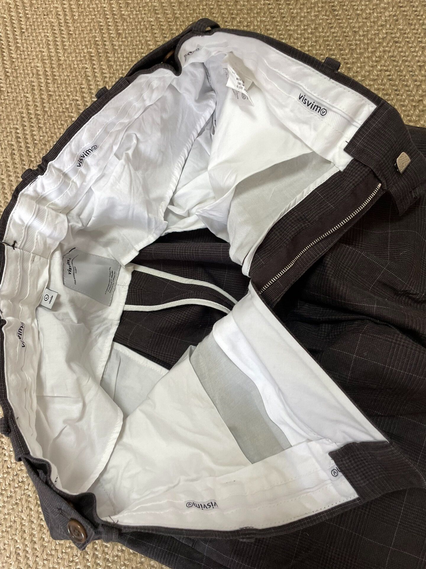 Visvim visvim high water slacks check pants Size US 31 - 5 Thumbnail