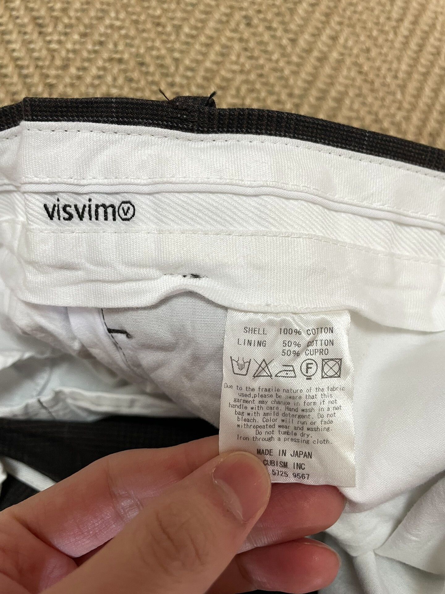 Visvim visvim high water slacks check pants Size US 31 - 9 Thumbnail