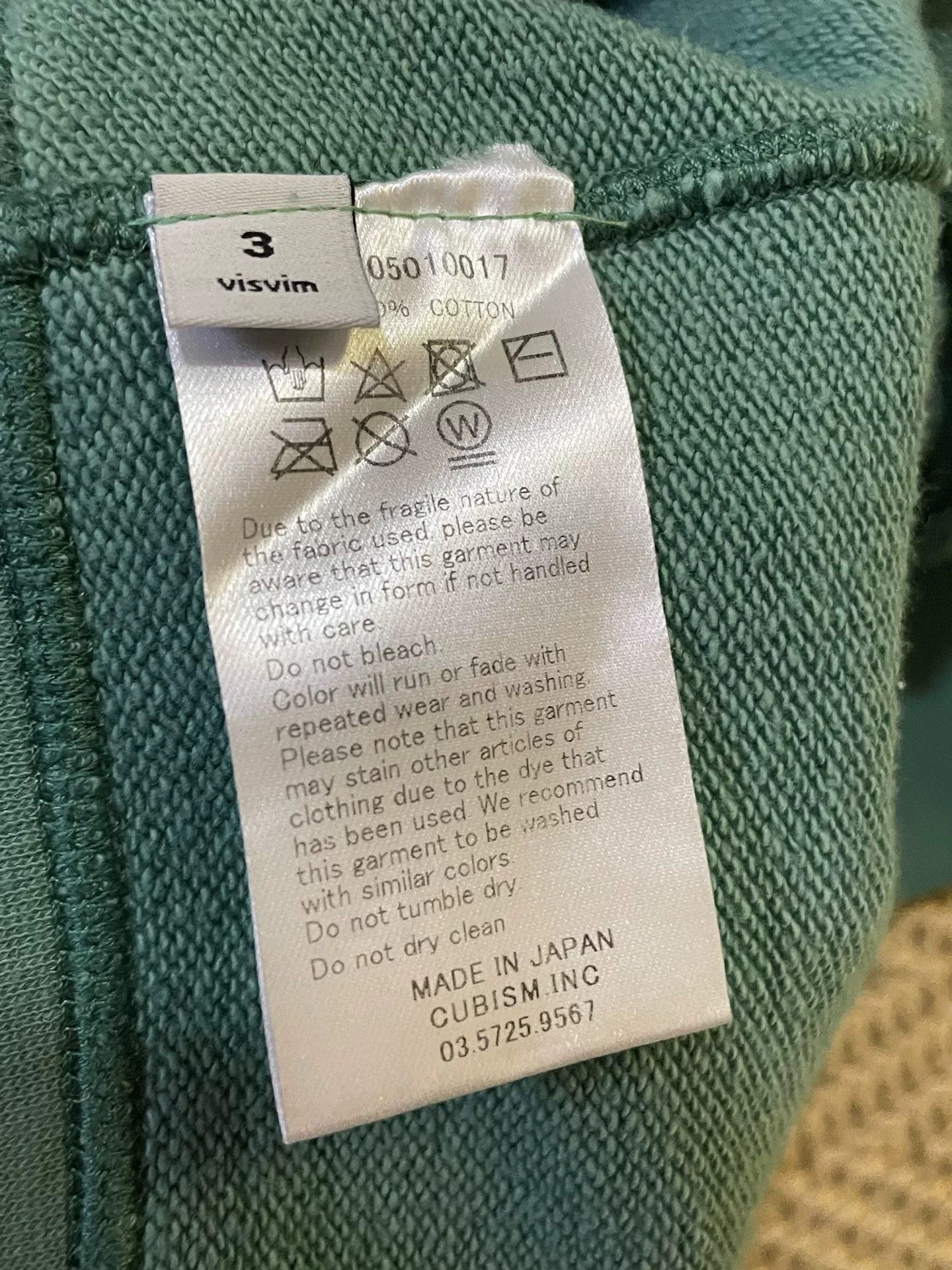 Visvim visvim jumbo crewneck long sleeve sweatshirt Size US M / EU 48-50 / 2 - 7 Thumbnail