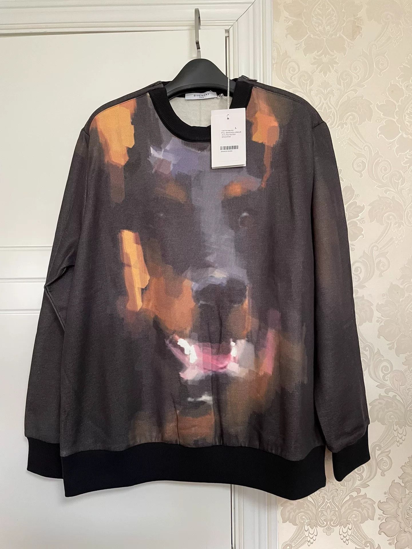 Givenchy givenchy dog print fleece sweatshirt large Size US M / EU 48-50 / 2 - 3 Thumbnail