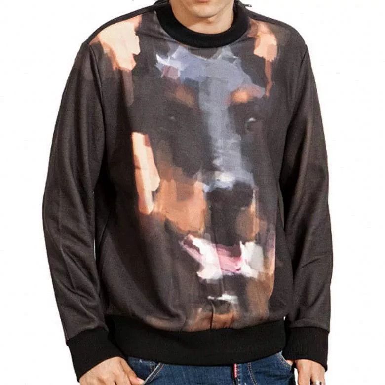 Givenchy givenchy dog print fleece sweatshirt large Size US M / EU 48-50 / 2 - 9 Thumbnail