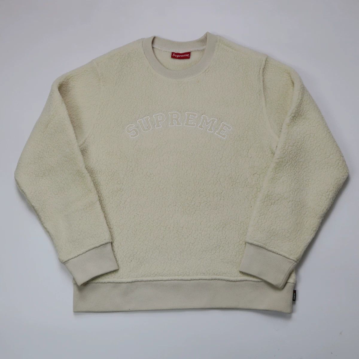 Supreme supreme polartec fleece sweatshirt in beige Size US M / EU 48-50 / 2 - 2 Thumbnail
