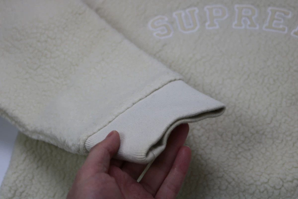 Supreme supreme polartec fleece sweatshirt in beige Size US M / EU 48-50 / 2 - 4 Thumbnail