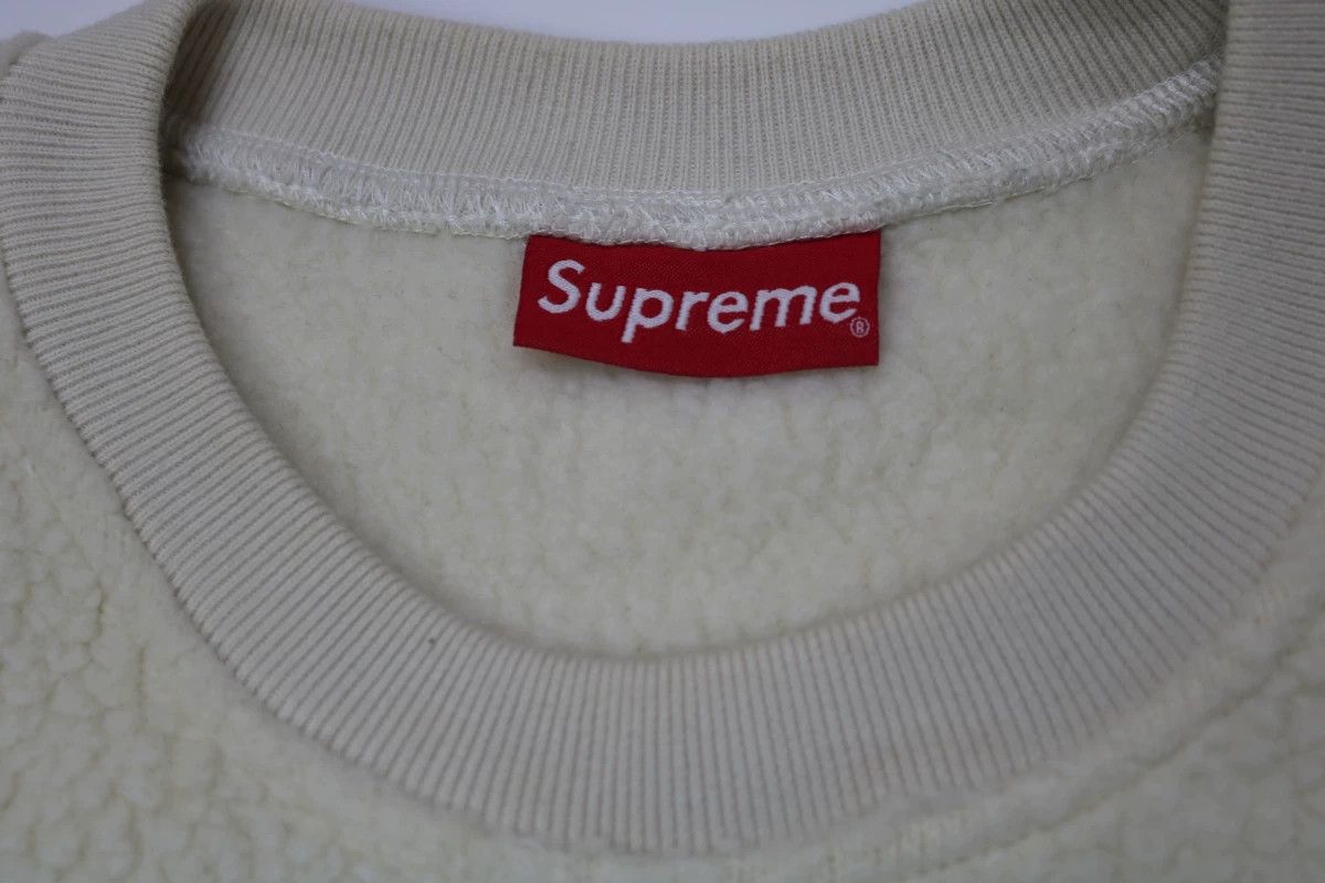 Supreme supreme polartec fleece sweatshirt in beige Size US M / EU 48-50 / 2 - 3 Thumbnail