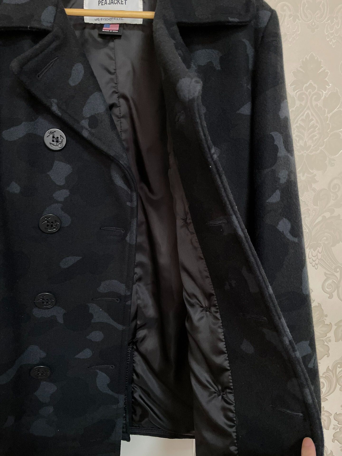 Bape bape x schott u.s.740n pea jacket Size US XL / EU 56 / 4 - 4 Thumbnail
