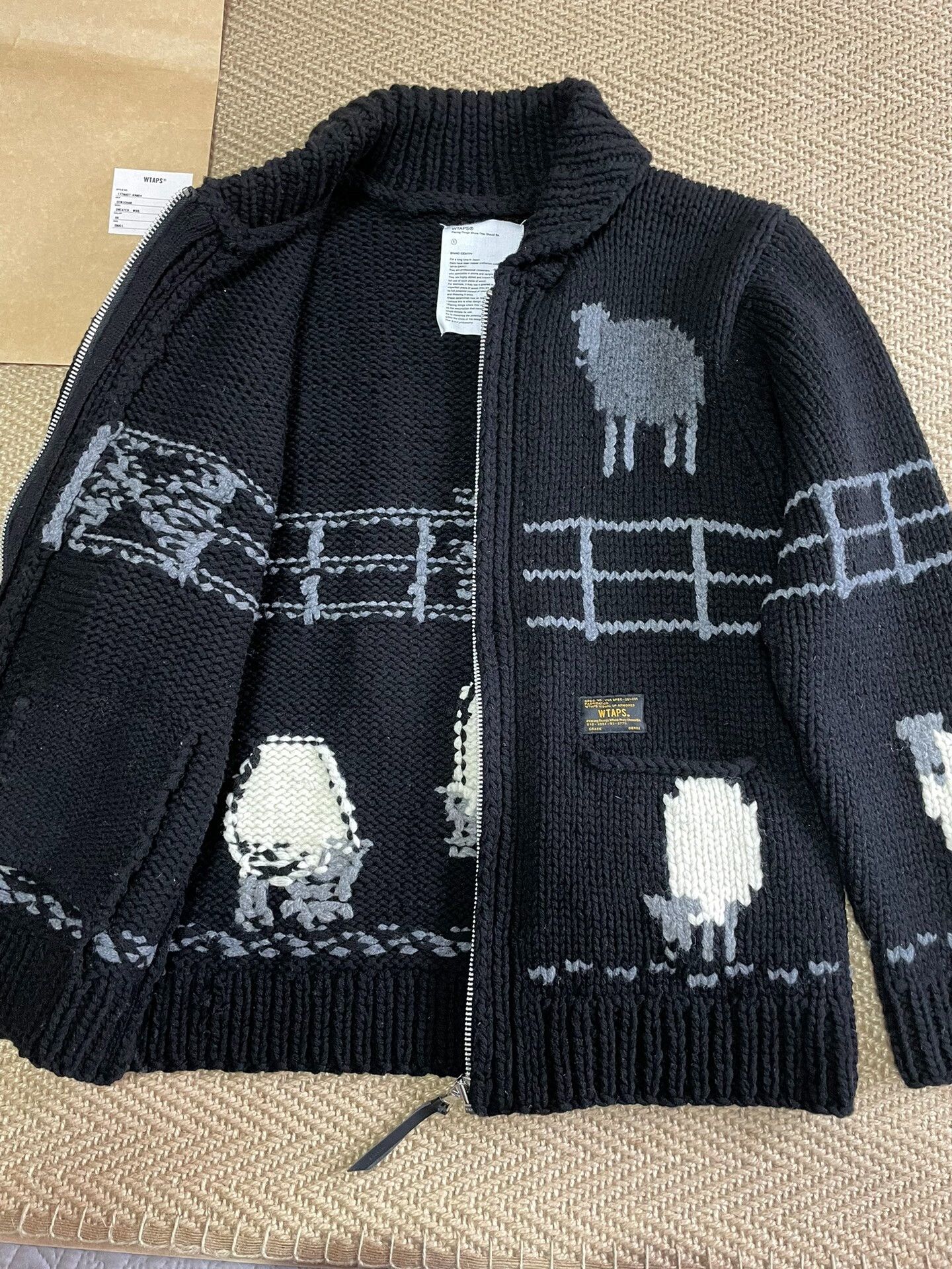 Wtaps WTAPS Cowichan Sweater Wool Cardigan Size US S / EU 44-46 / 1 - 4 Thumbnail
