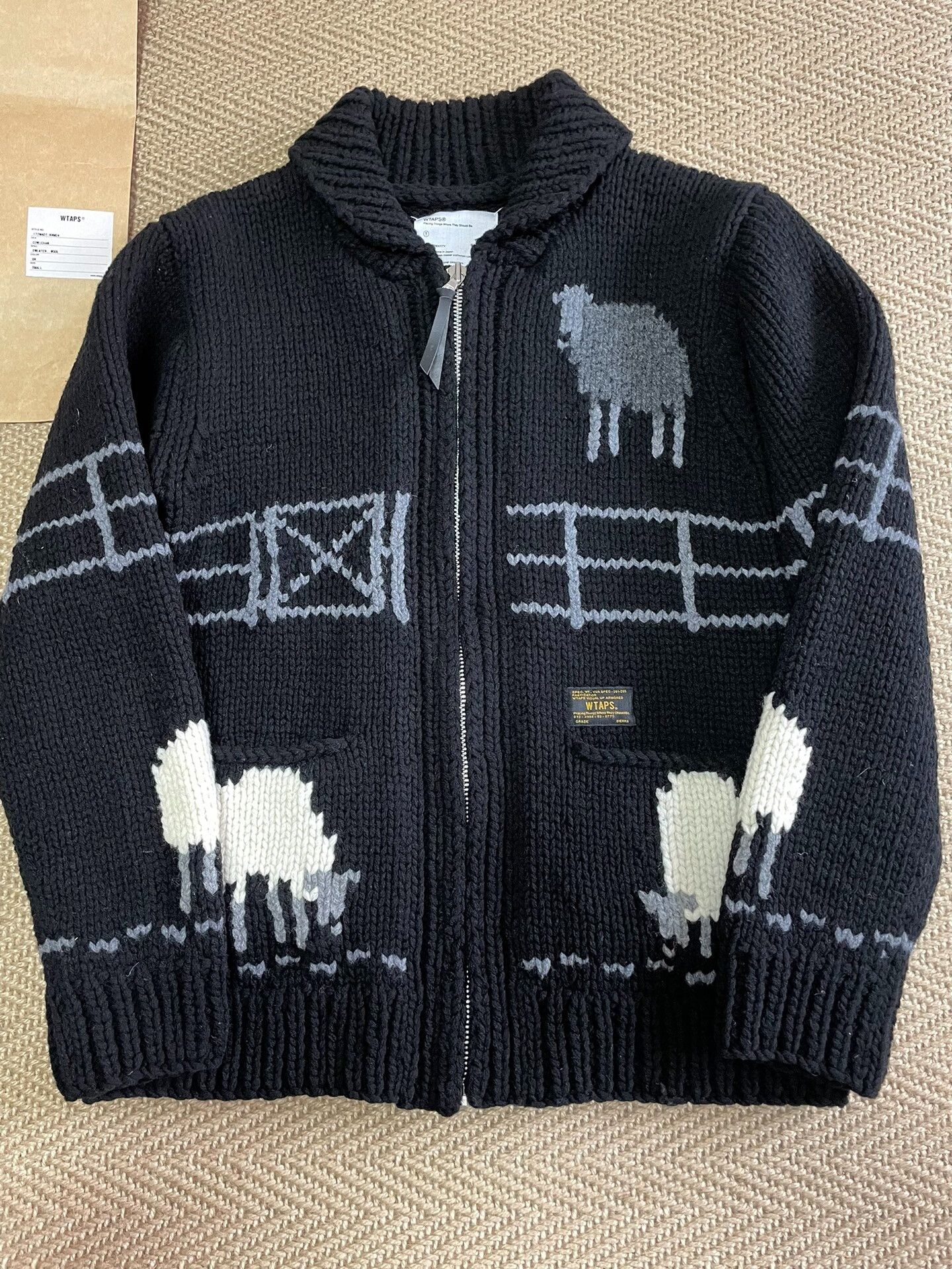 Wtaps WTAPS Cowichan Sweater Wool Cardigan Size US S / EU 44-46 / 1 - 3 Thumbnail