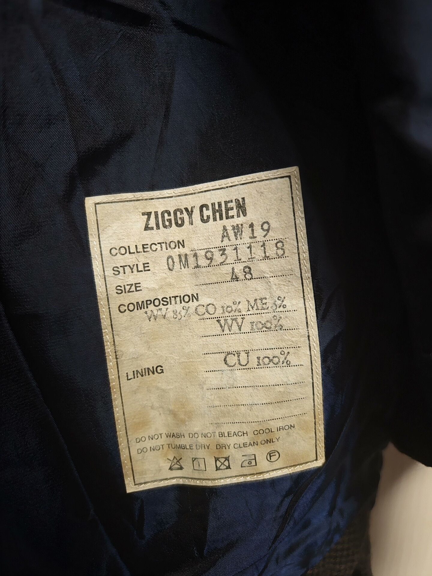 Ziggy Chen ziggychen plant-dyed wool blend coat Size US L / EU 52-54 / 3 - 9 Thumbnail