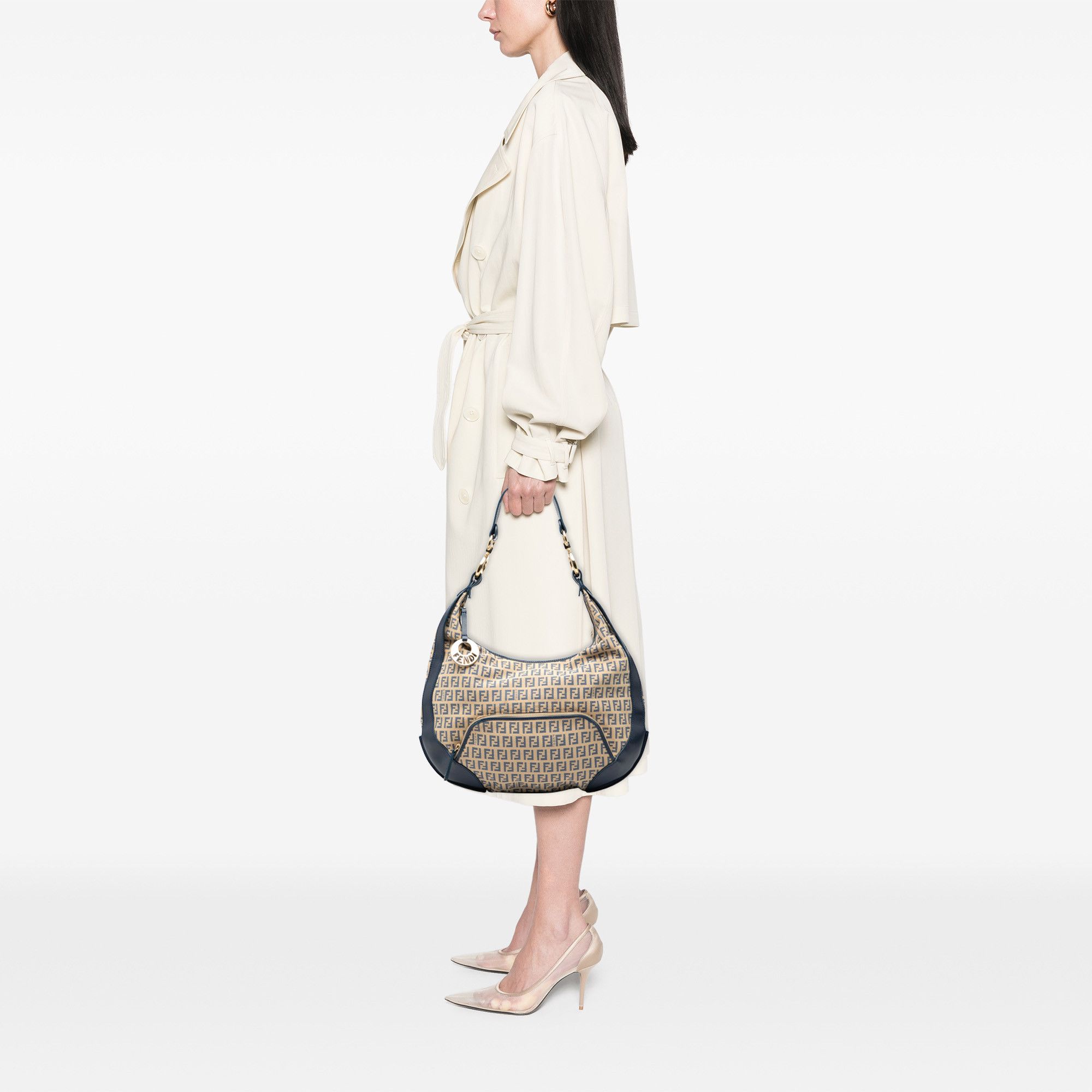 Fendi Fendi Zucchino Canvas Chef Pocket Hobo Size ONE SIZE - 7 Thumbnail