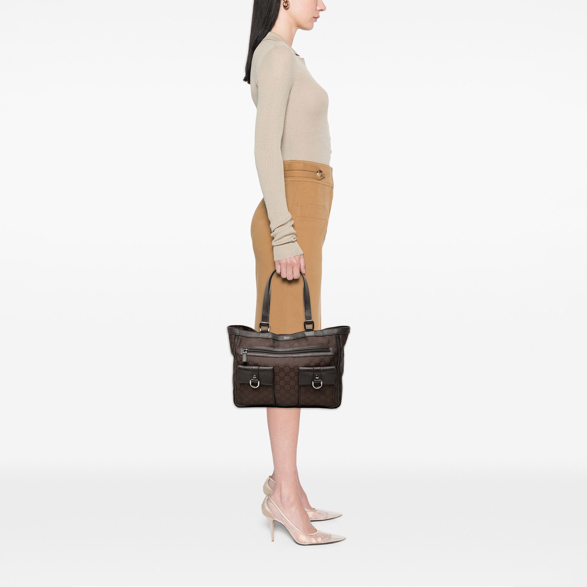 Gucci Gucci GG Nylon Abbey D Ring Pocket Tote Size ONE SIZE - 7 Thumbnail