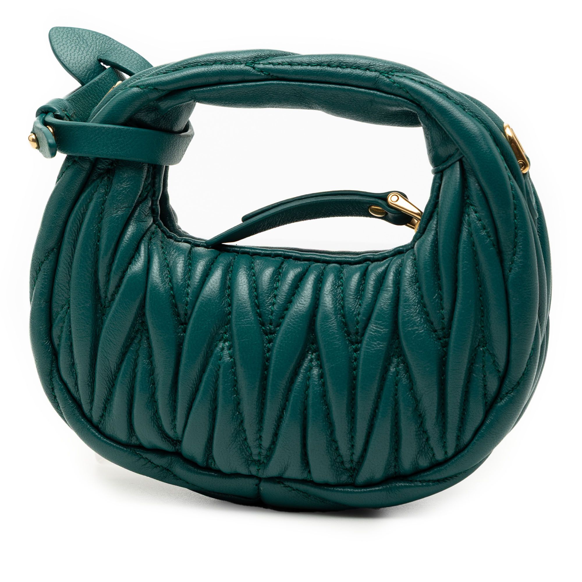 Miu Miu Miu Miu Micro Nappa Matelasse Wander Bag Size ONE SIZE - 2 Thumbnail