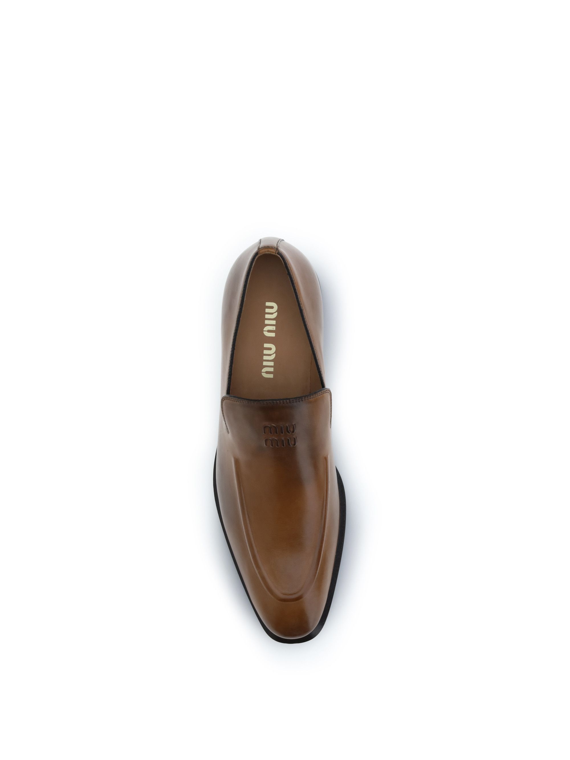 Miu Miu Leather Loafers Size US 10 / IT 40 - 4 Thumbnail