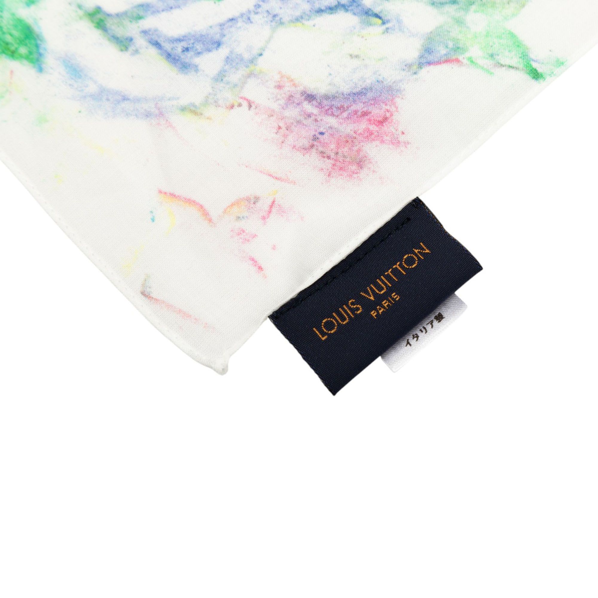 Louis Vuitton Louis Vuitton Virgil Abloh Monogram Watercolor Bandana and Mask Set Size ONE SIZE - 9 Thumbnail