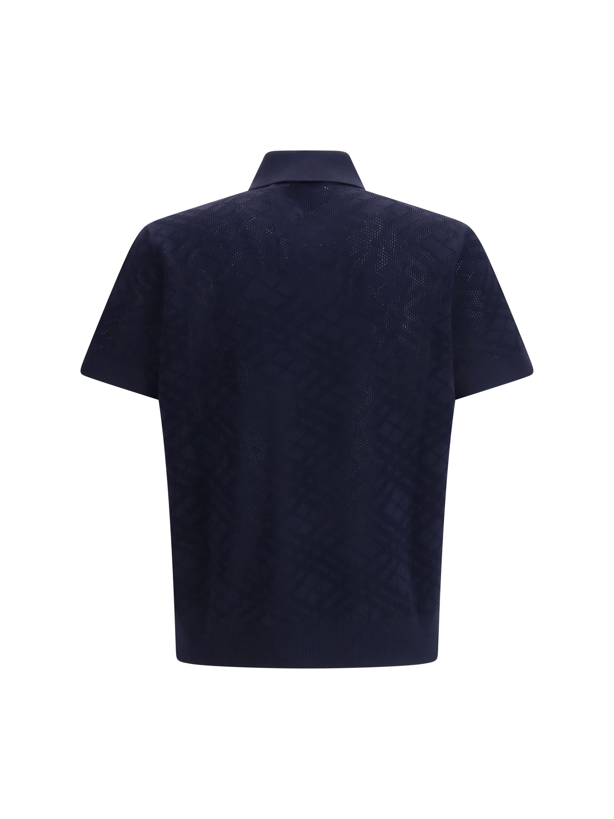 Burberry Check wool Polo Size US XL / EU 56 / 4 - 2 Thumbnail