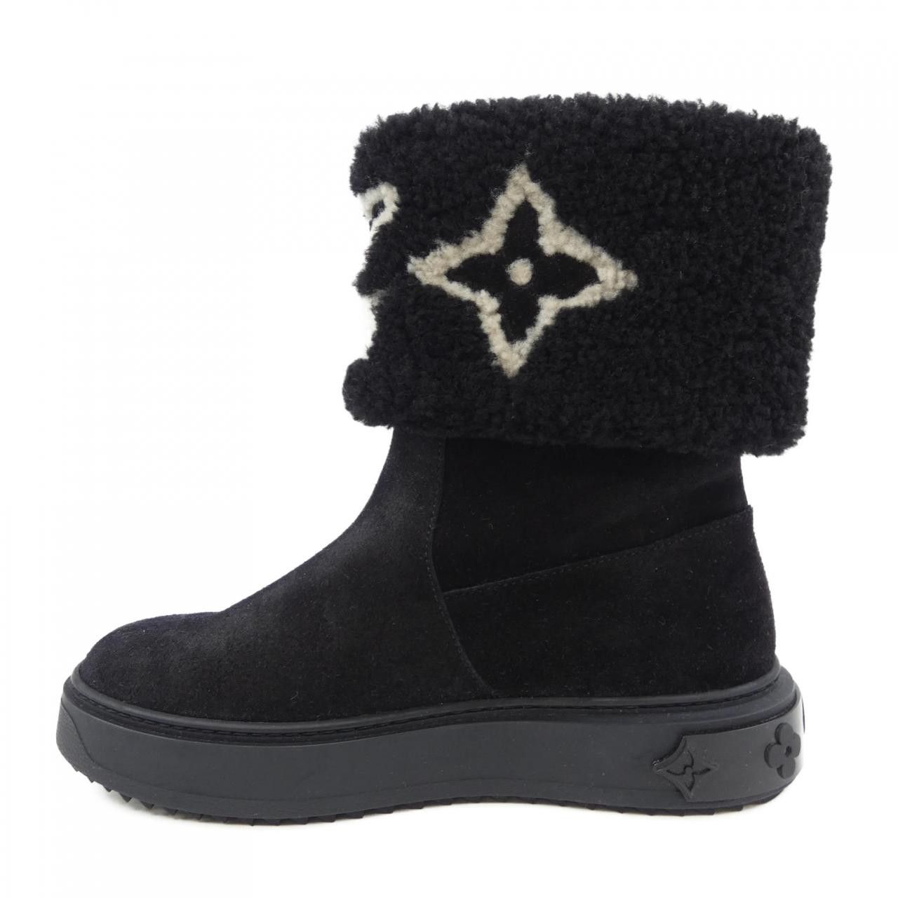 Louis Vuitton Louis Vuitton Louis Vuitton Snowdrop Shearling Boots Suede Shoes DUTY FREE for USA Size ONE SIZE - 2 Thumbnail