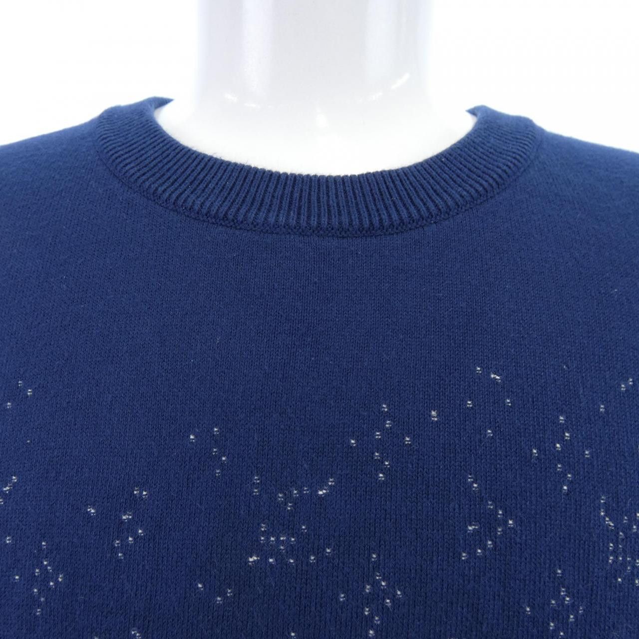 Louis Vuitton Louis Vuitton Louis Vuitton LVSE Monogram Degrade Knit Sweater Canvas Tops HKN44WUSO DUTY FREE for USA Size ONE SIZE - 5 Thumbnail