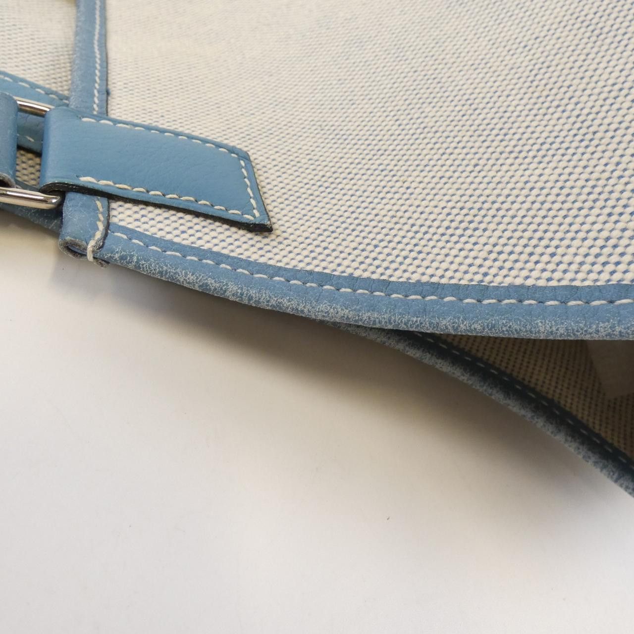 Hermes Hermes Hermès Jardiniere Toil H Taurillon Clémence Shoulder Bag Canvas Shoulder Bag DUTY FREE for USA Size ONE SIZE - 5 Thumbnail