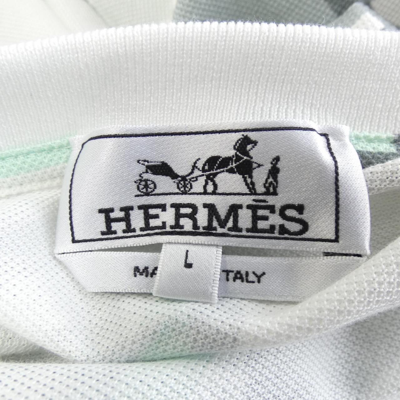 Hermes Hermes Hermès T-shirt Cotton T-shirt L Cotton T-Shirts DUTY FREE for USA Size ONE SIZE - 4 Thumbnail