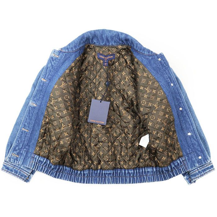 Louis Vuitton Louis Vuitton Louis Vuitton Monogram Cotton Denim Jacket Denim Outerwear DUTY FREE for USA Size ONE SIZE - 8 Thumbnail