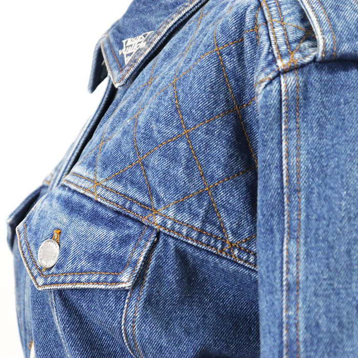 Louis Vuitton Louis Vuitton Louis Vuitton Monogram Cotton Denim Jacket Denim Outerwear DUTY FREE for USA Size ONE SIZE - 15 Thumbnail