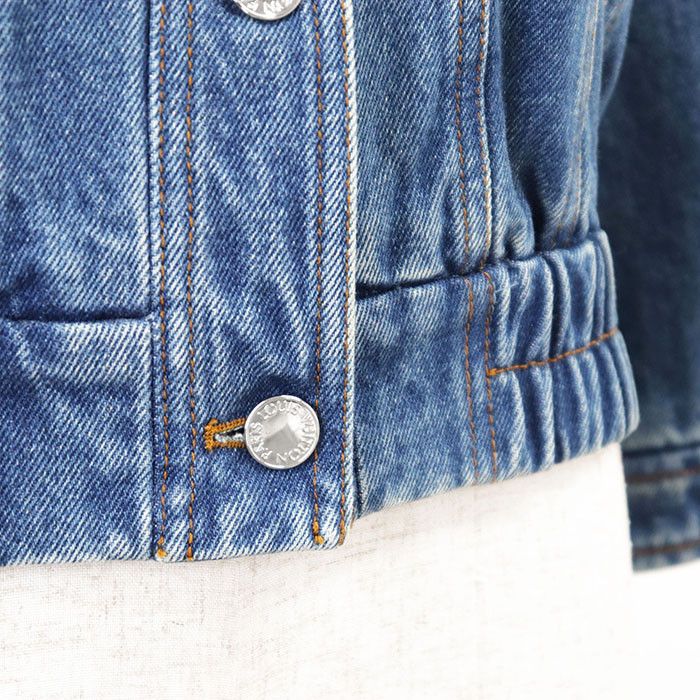 Louis Vuitton Louis Vuitton Louis Vuitton Monogram Cotton Denim Jacket Denim Outerwear DUTY FREE for USA Size ONE SIZE - 13 Thumbnail