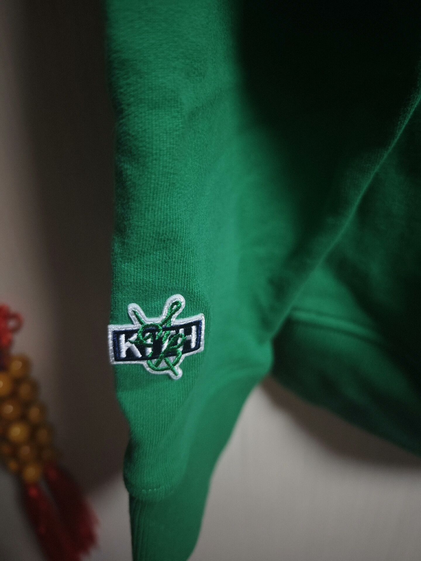 Kith kith sadelles box logo green hoodie Size US L / EU 52-54 / 3 - 4 Thumbnail