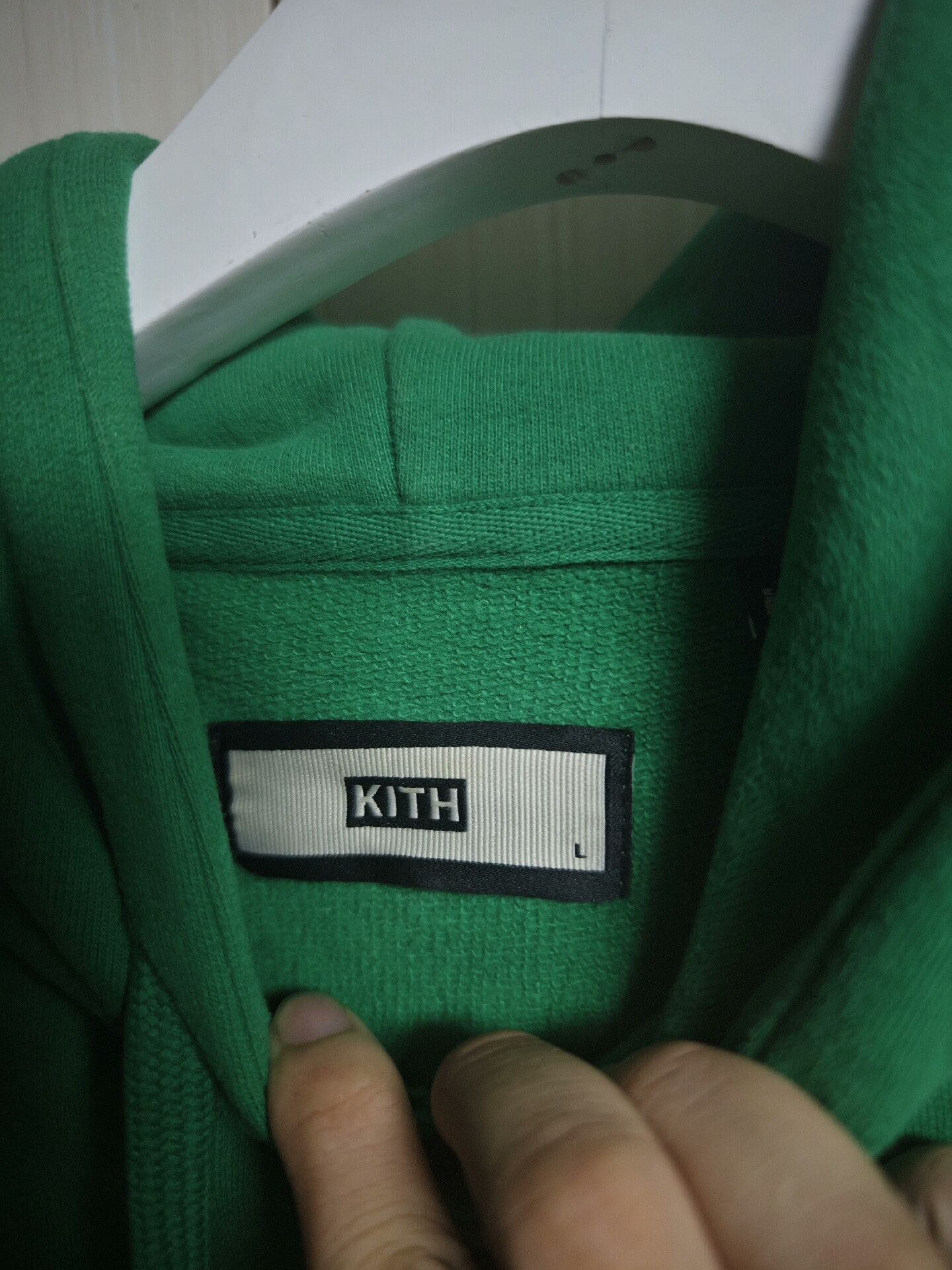 Kith kith sadelles box logo green hoodie Size US L / EU 52-54 / 3 - 6 Thumbnail