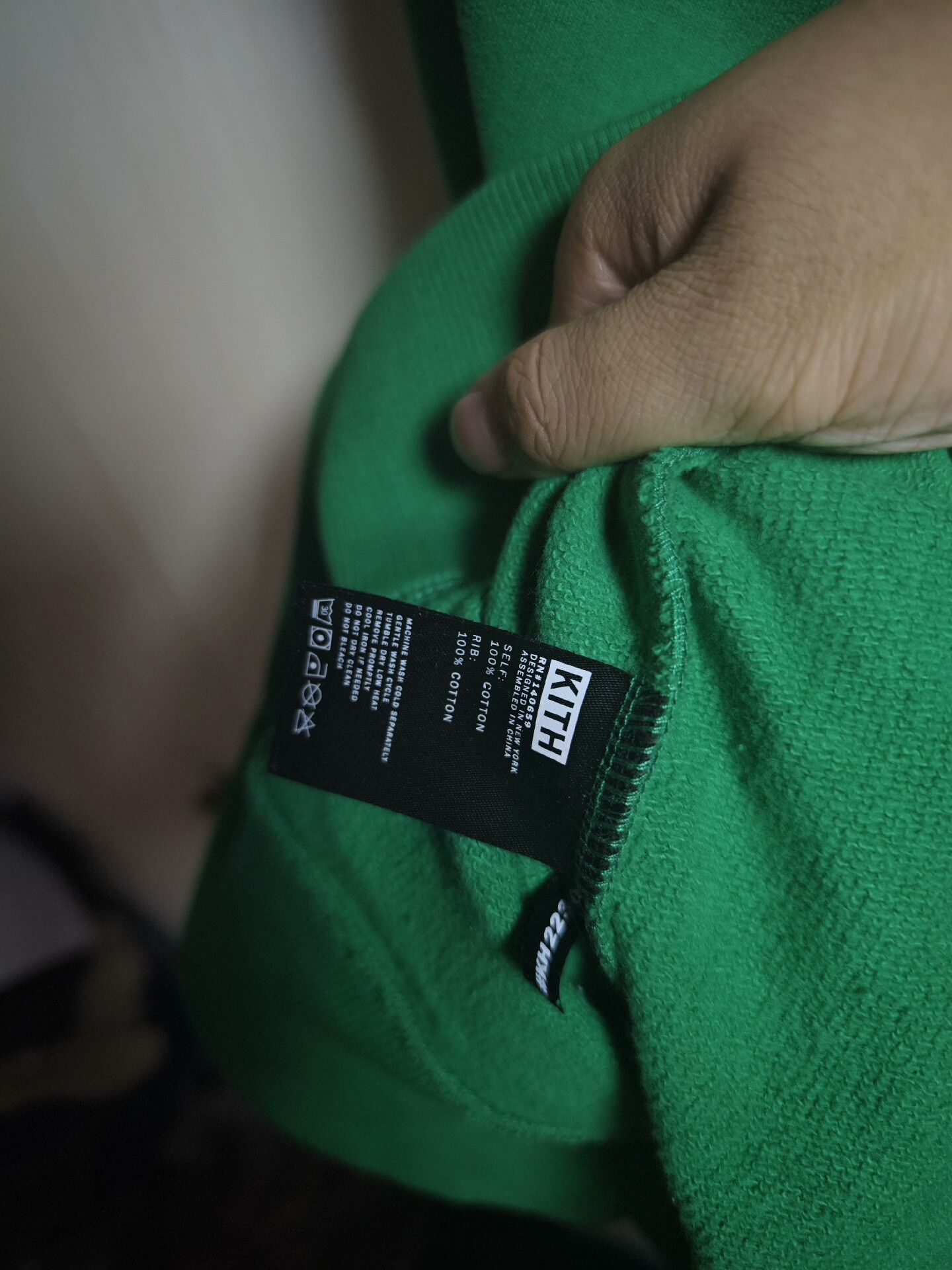 Kith kith sadelles box logo green hoodie Size US L / EU 52-54 / 3 - 5 Thumbnail