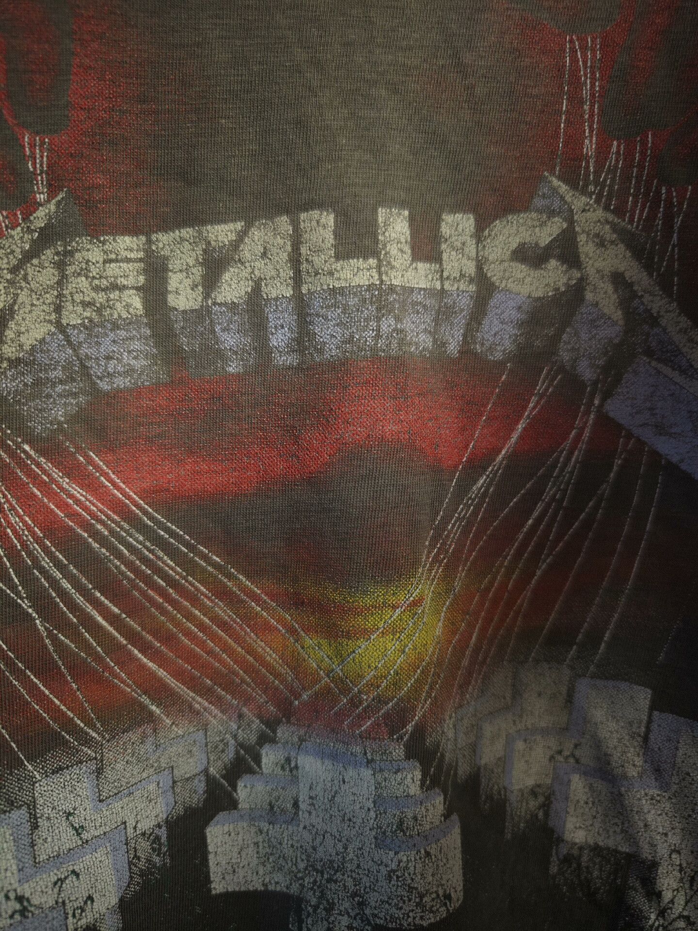 Metallica vintage metallica master of puppets gray tee Size US XL / EU 56 / 4 - 3 Thumbnail