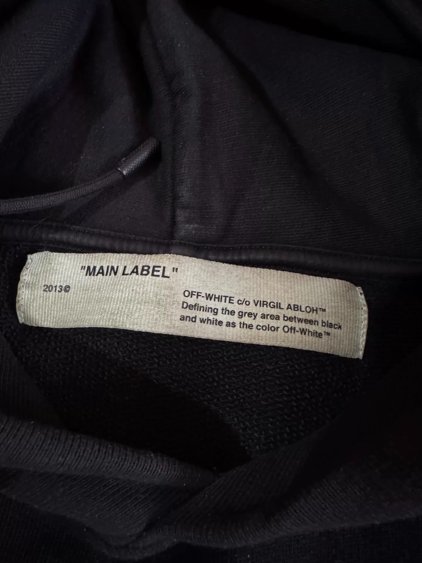 Off-White Off-White Black Hoodie with Logo Size US XS / EU 42 / 0 - 2 Thumbnail
