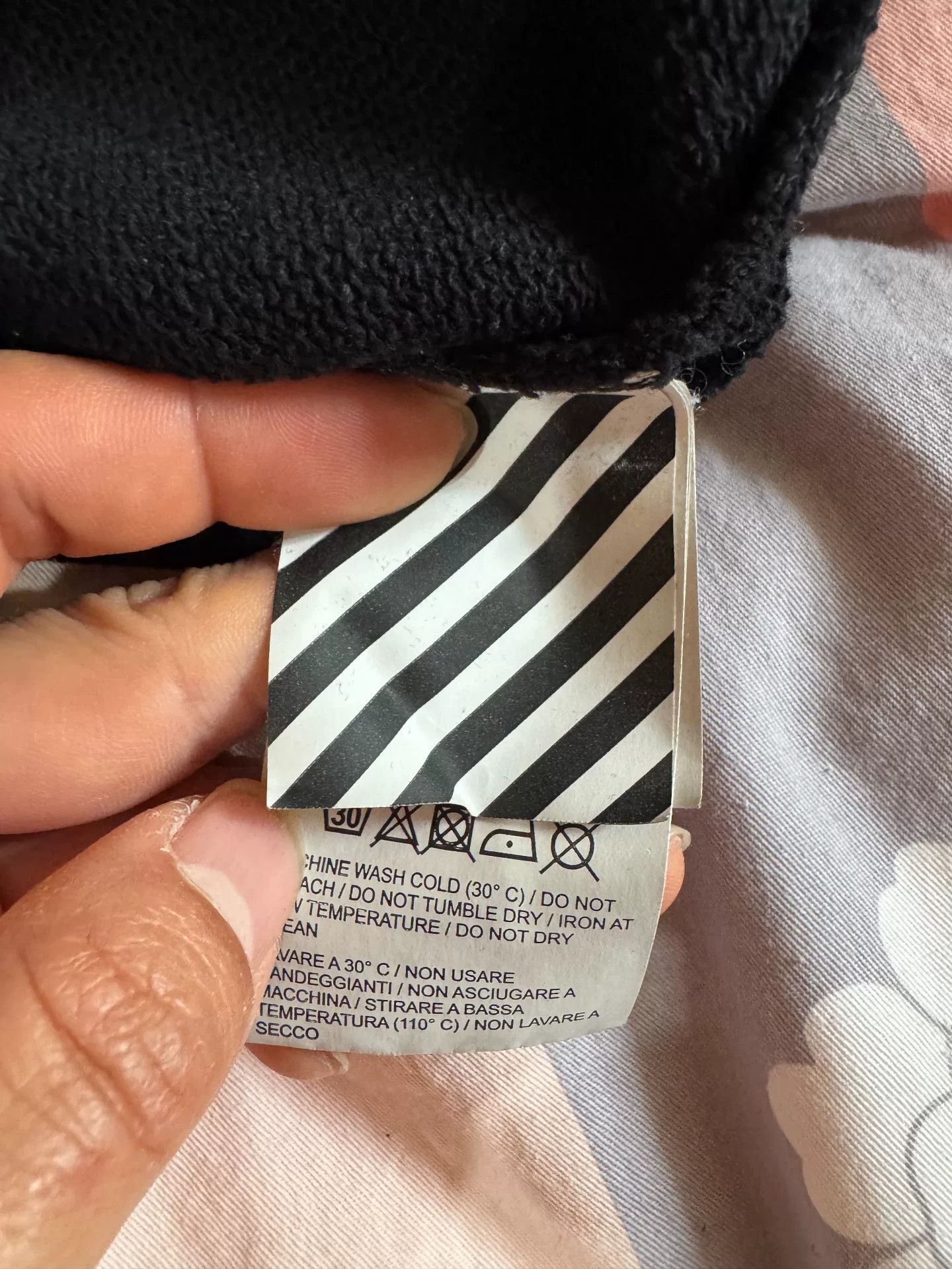 Off-White Off-White Black Hoodie with Logo Size US XS / EU 42 / 0 - 3 Thumbnail
