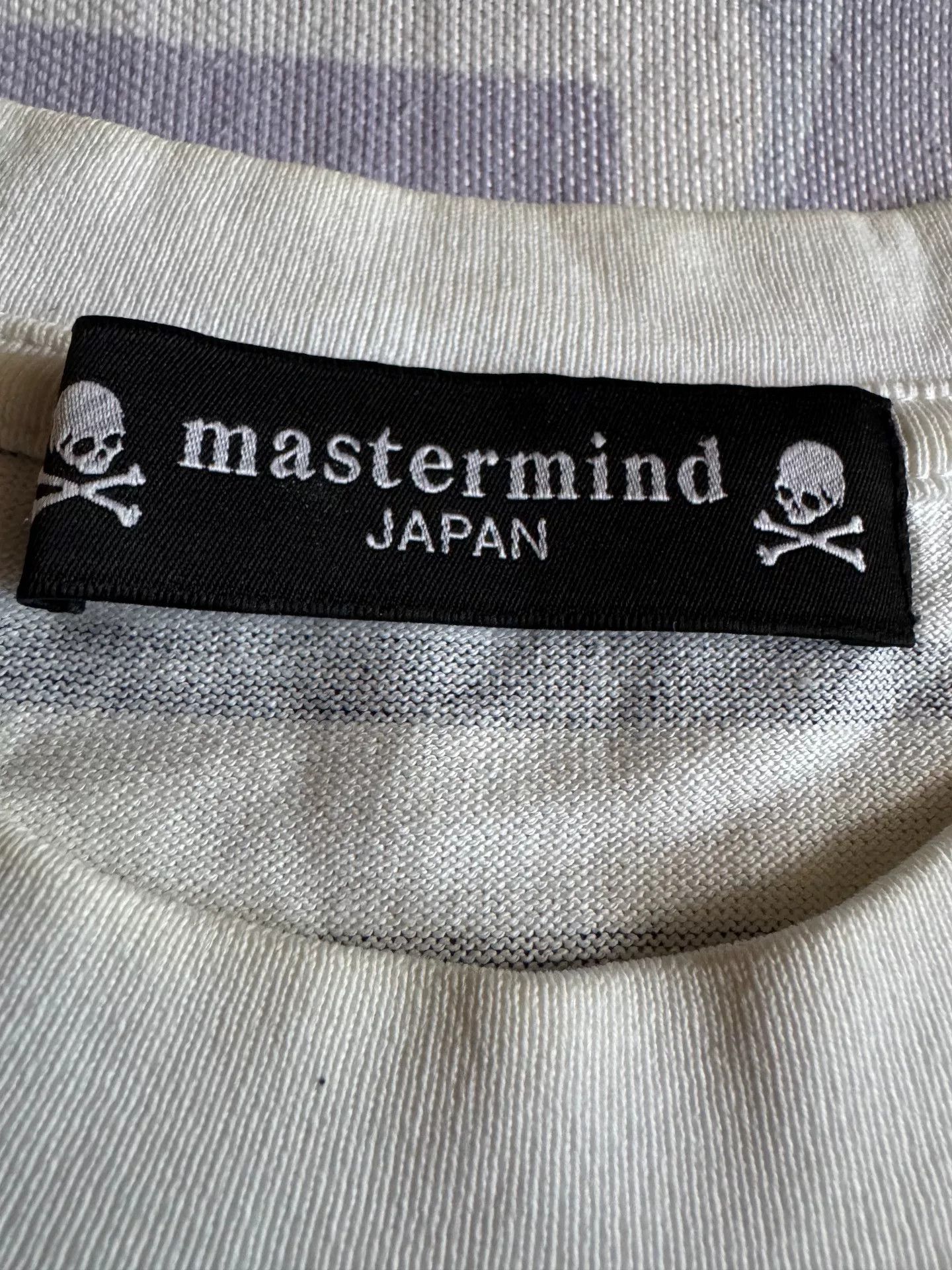 Mastermind Japan mastermind Japan striped skull tee shirt Size US L / EU 52-54 / 3 - 3 Thumbnail