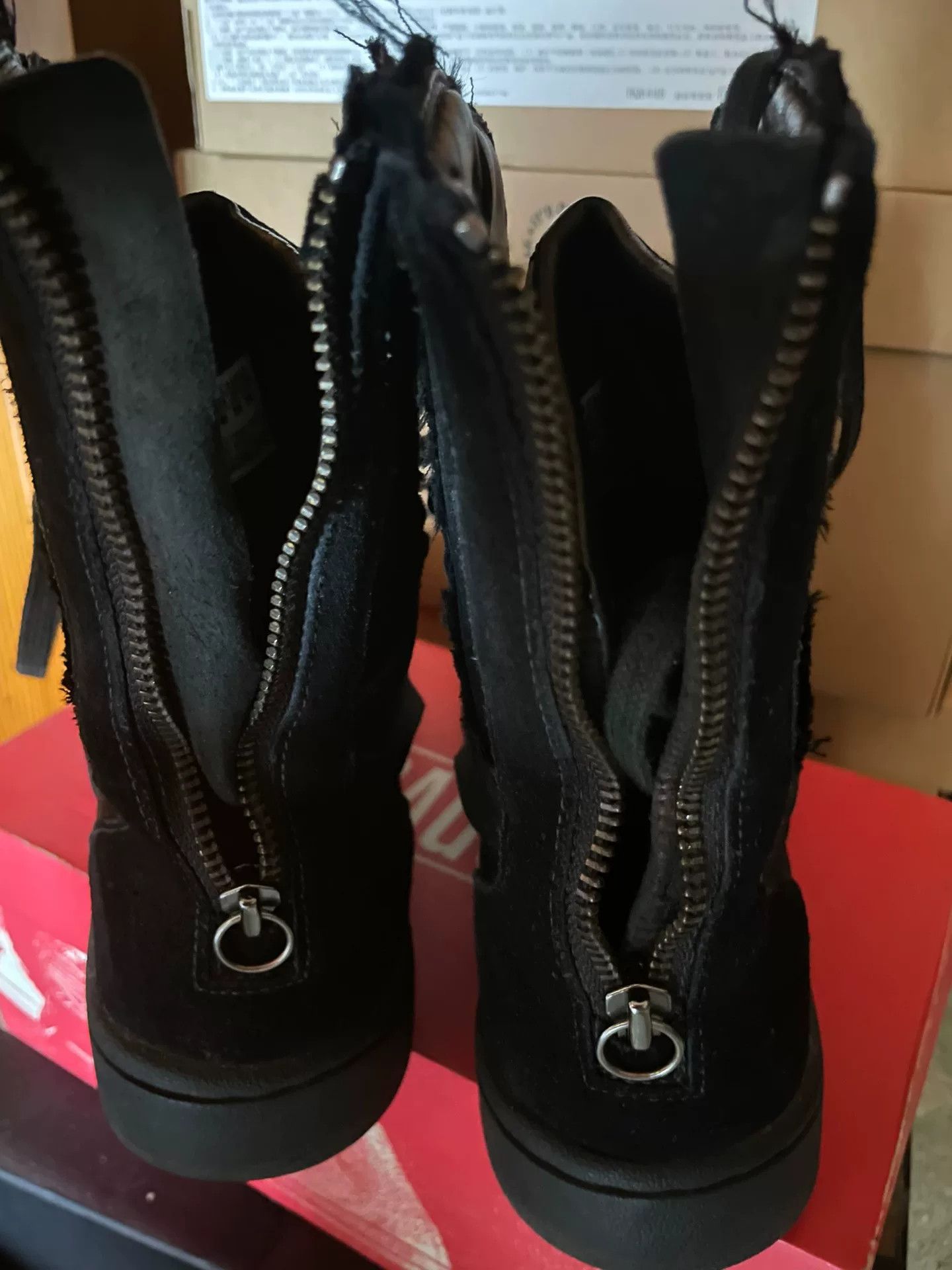 Y-3 yohji yamamoto boxing shoes us7 black Size US 7 / EU 40 - 2 Thumbnail