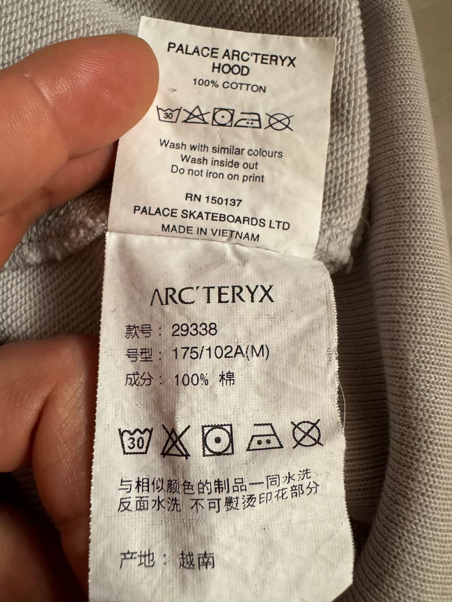 Arc'teryx arcteryx palace logo print hooded sweatshirt Size US M / EU 48-50 / 2 - 9 Thumbnail