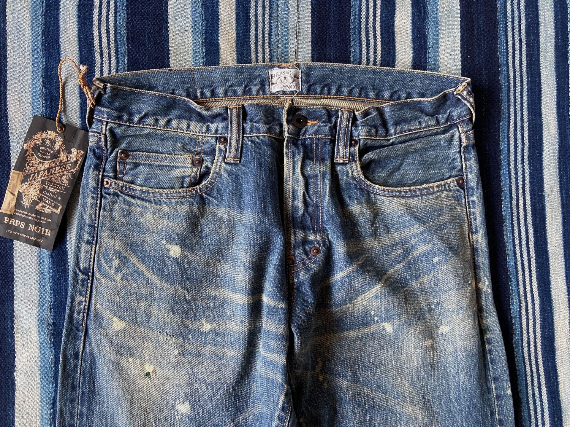 Prps vintage washed denim jeans by prps noir Size US 34 / EU 50 - 3 Thumbnail