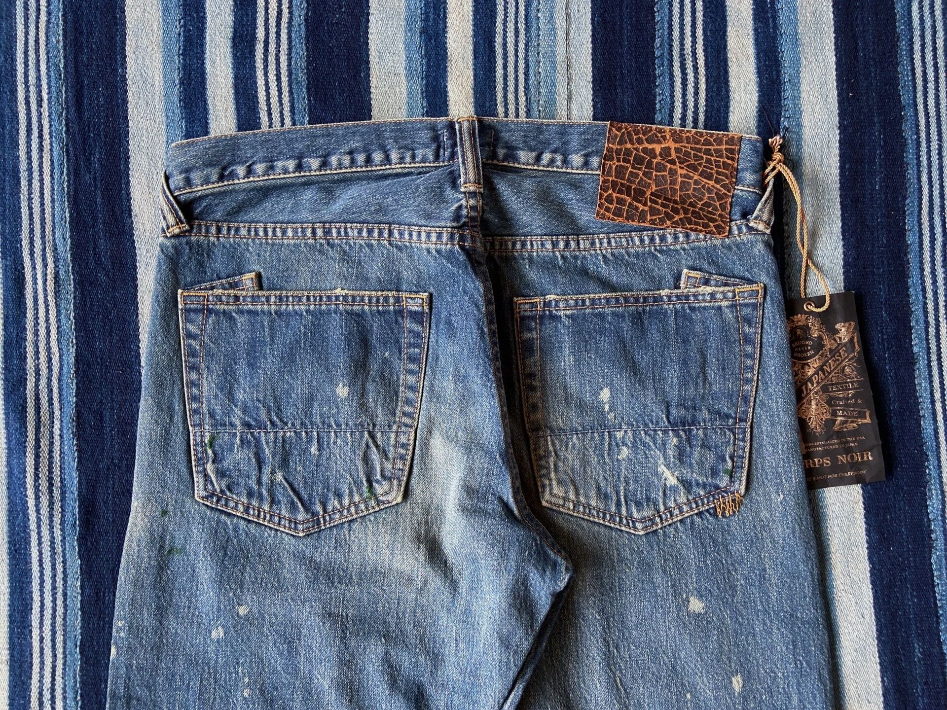 Prps vintage washed denim jeans by prps noir Size US 34 / EU 50 - 6 Thumbnail