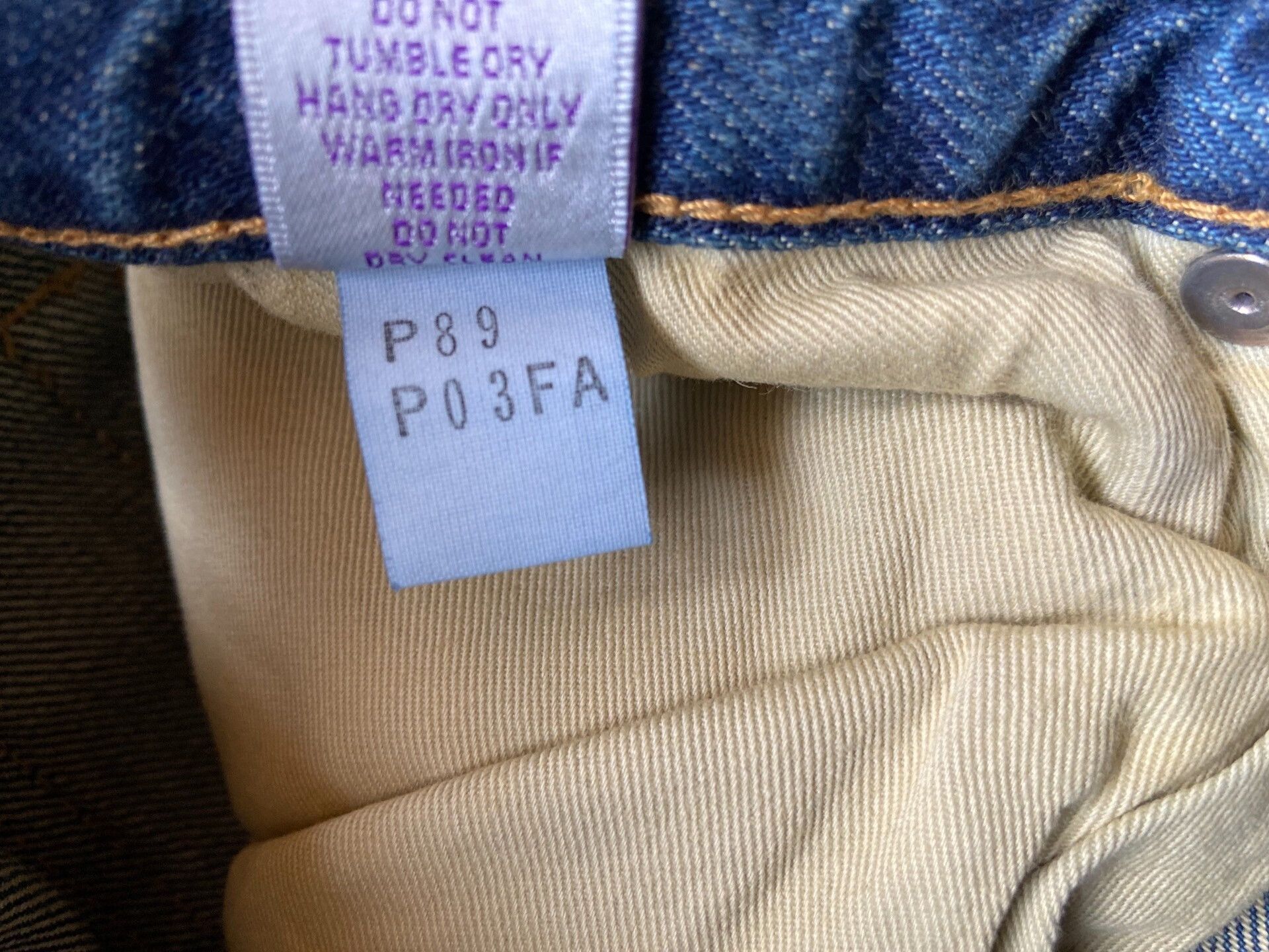 Prps vintage washed denim jeans by prps noir Size US 34 / EU 50 - 8 Thumbnail