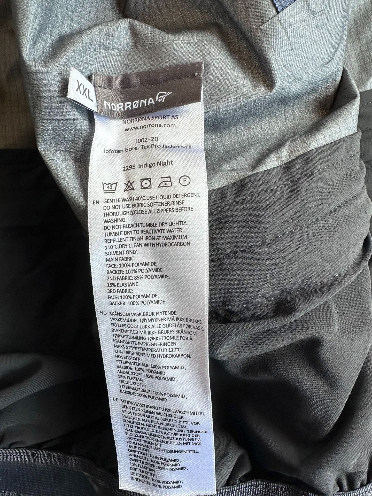 Norrona norrona lofoten gore-tex pro jacket for men Size US XXL / EU 58 / 5 - 9 Thumbnail