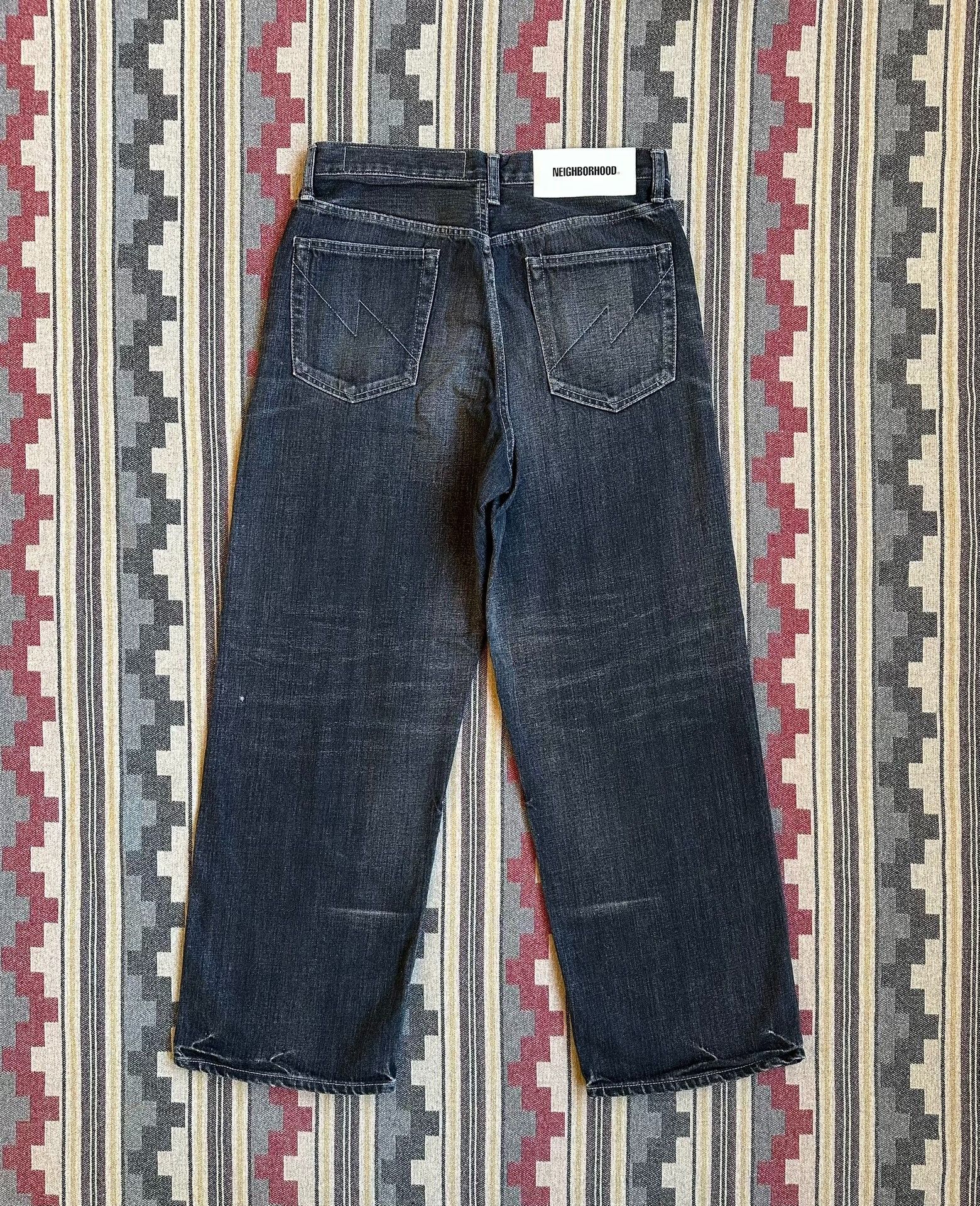 Neighborhood neighborhood washed denim vintage style pants Size US 26 / EU 42 - 2 Thumbnail