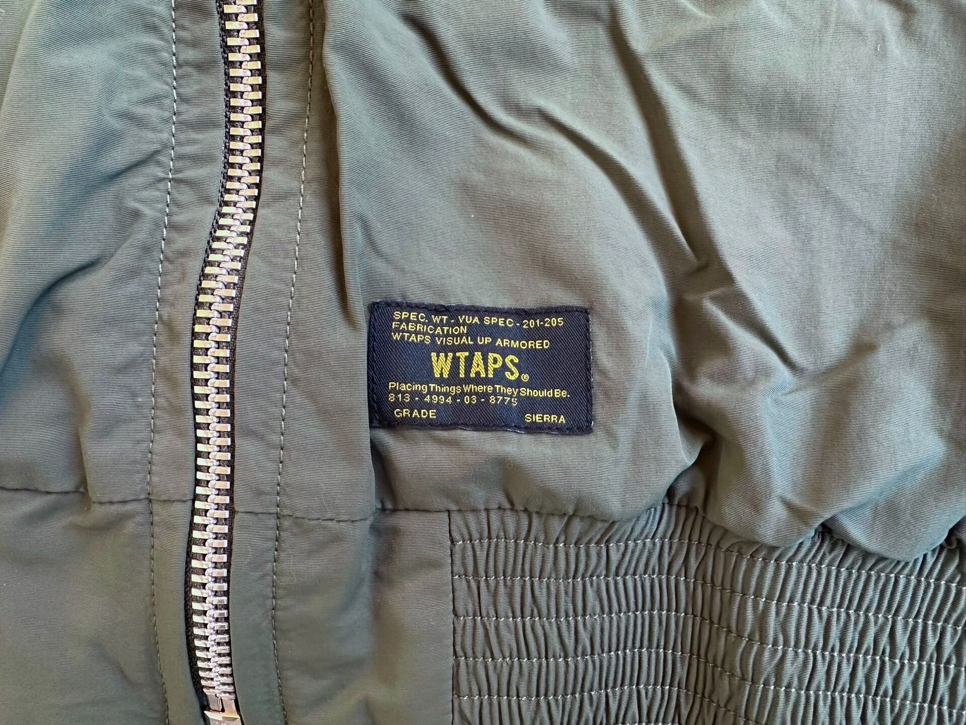 Wtaps WTAPS Military Style Nylon Flight Jacket Size US S / EU 44-46 / 1 - 7 Thumbnail